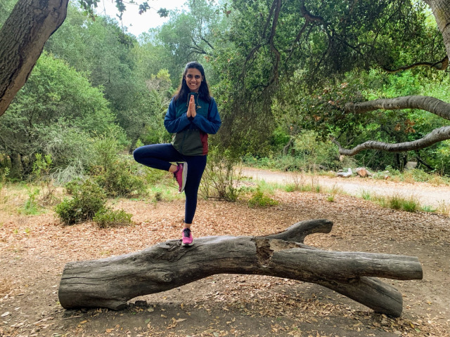 Tree pose in Tilden Park